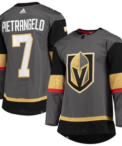 Alex Pietrangelo Vegas Golden Knights Adidas Home Primegreen Authentic Pro Player Jersey - Gray Nhl - Robokeg