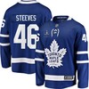 Alex Steeves 46 Toronto Maple Leafs Stanley Cup 2023 Playoffs Patch Home Breakaway Men Jersey - Blue - Robokeg