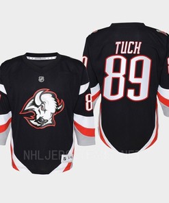 Alex Tuch 89 Buffalo Sabres 2022-23 Goathead Third Player Youth Jersey Black - Robokeg