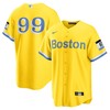 Alex Verdugo Boston Red Sox 2021 City Connect Replica Player Jersey - Gold Mlb - Robokeg