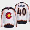 Alexandar Georgiev 40 Reverse Retro 2.0 2022 Colorado Avalanche White Jersey Primegreen - Robokeg