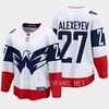 Alexander Alexeyev 27 Washington Capitals 2023 Jersey Stadium White Primegreen - Robokeg