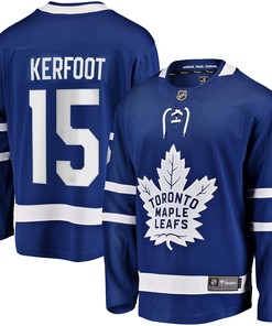 Alexander Kerfoot Toronto Maple Leafs Fanatics Branded Replica Player Jersey - Blue Nhl - Robokeg