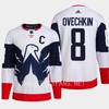 Alexander Ovechkin 8 Washington Capitals 2023 Jersey Stadium White Primegreen - Robokeg