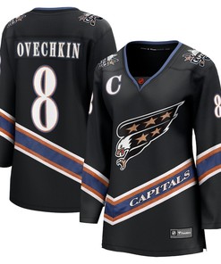 Alexander Ovechkin 8 Washington Capitals Special Edition 2.0 Breakaway Women Jersey - Black - Robokeg