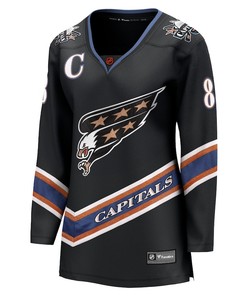 Alexander Ovechkin 8 Washington Capitals Special Edition 2.0 Breakaway Women Jersey - Black - Robokeg
