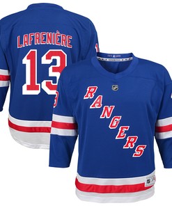 Alexis Lafreniere New York Rangers Home Replica Player Jersey - Blue Nhl - Robokeg