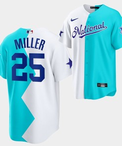All-Star Futures Game 2022-23 Los Angeles Dodgers Bobby Miller 25 White Blue Jersey - Robokeg