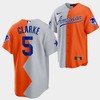 All-Star Futures Game 2022-23 Oakland Athletics Denzel Clarke 5 Gray Orange Jersey - Robokeg