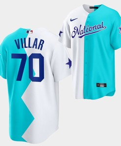 All-Star Futures Game 2022-23 San Diego Padres David Villar 70 White Blue Jersey - Robokeg