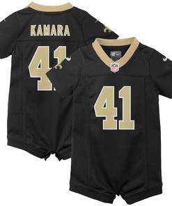 Alvin Kamara New Orleans Saints Newborn & Infant Romper Jersey - Black Nfl - Robokeg