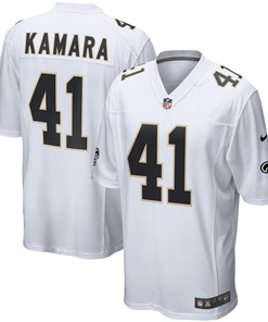 Alvin Kamara New Orleans Saints Nike Event Game Jersey - White - Robokeg