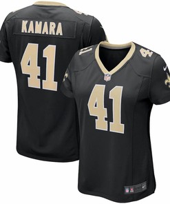 Alvin Kamara New Orleans Saints Nike Womens Game Jersey - Black - Robokeg