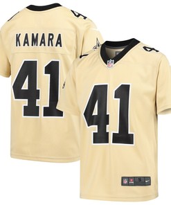 Alvin Kamara New Orleans Saints Nike Youth Inverted Game Jersey - Gold - Robokeg