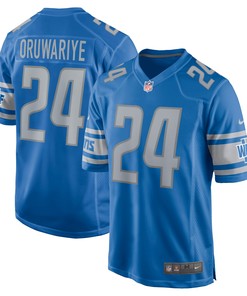 Amani Oruwariye Detroit Lions Game Jersey - Blue Nfl - Robokeg
