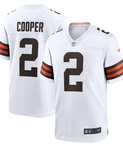 Amari Cooper Cleveland Browns Game Jersey - White Nfl - Robokeg