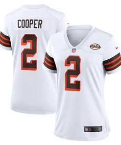 Amari Cooper Cleveland Browns Womens Alternate Game Jersey White Nfl - Robokeg