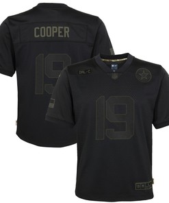 Amari Cooper Dallas Cowboys Youth 2020 Salute To Service Game Jersey - Black - Robokeg