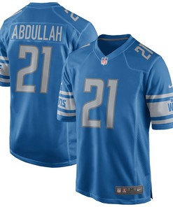 Ameer Abdullah Detroit Lions Nike Game Player Jersey - Blue - Robokeg