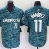 American League #11 Jose Ramirez Nike 2023 Mlb All Star Game Limited Player Jersey - Teal 2023 - Robokeg