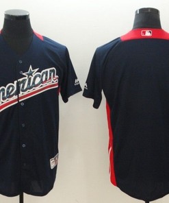 American Navy Red Mlb All Stars For Fan Personalized Jersey - Robokeg