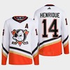 Anaheim Ducks 2022 Reverse Retro 2.0 Adam Henrique 14 White Primegreen Jersey Men's - Robokeg