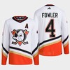 Anaheim Ducks 2022 Reverse Retro 2.0 Cam Fowler 4 White Primegreen Jersey Men's - Robokeg
