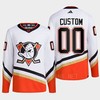 Anaheim Ducks 2022 Reverse Retro 2.0 Custom 00 White Primegreen Jersey Men's - Robokeg