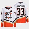 Anaheim Ducks 2022 Reverse Retro 2.0 Jakob Silfverberg 33 White Primegreen Jersey Men's - Robokeg
