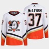 Anaheim Ducks 2022 Reverse Retro 2.0 Mason McTavish 37 White Primegreen Jersey Men's - Robokeg