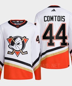 Anaheim Ducks 2022 Reverse Retro 2.0 Max Comtois 44 White Primegreen Jersey Men's - Robokeg