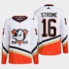 Anaheim Ducks 2022 Reverse Retro 2.0 Ryan Strome 16 White Primegreen Jersey Men's - Robokeg