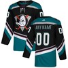 Anaheim Ducks Adidas Alternate Authentic Custom Jersey - Black Custom Jerseys Nhl - Robokeg