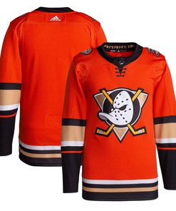Anaheim Ducks Adidas Alternate Primegreen Authentic Pro Blank Jersey - Orange Nhl - Robokeg