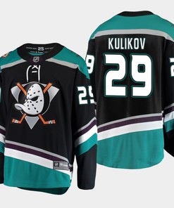 Anaheim Ducks Dmitry Kulikov 29 Alternate Black Jersey Breakaway Player - Robokeg
