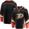 Anaheim Ducks Fanatics Branded Breakaway Home Jersey Black Nhl - Robokeg