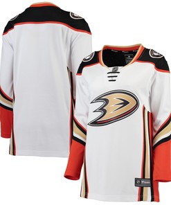 Anaheim Ducks Fanatics Branded Womens Away Breakaway Jersey - White Nhl - Robokeg