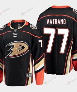 Anaheim Ducks Frank Vatrano 77 Alternate Black Jersey Breakaway Player - Robokeg