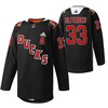 Anaheim Ducks Jakob Silfverberg 2022 Angels Night Black 33 Jersey Practice Jersey - Robokeg
