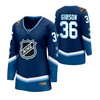 Anaheim Ducks John Gibson 2022 All-Star Women Blue Western Jersey - Robokeg