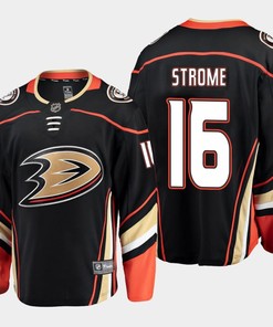 Anaheim Ducks Ryan Strome 16 Alternate Black Jersey Breakaway Player - Robokeg