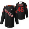 Anaheim Ducks Trevor Zegras 2022 Angels Night Black 46 Jersey Practice Jersey - Robokeg
