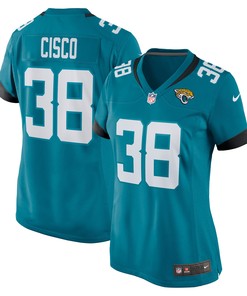 Andre Cisco Jacksonville Jaguars Womens Game Jersey - Teal Nfl - Robokeg