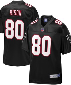 Andre Rison Atlanta Falcons Nfl Pro Line Retired Player Jersey - Black - Robokeg