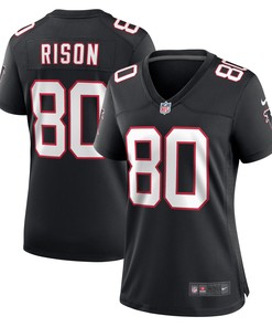 Andre Rison Atlanta Falcons Womens Retired Player Jersey - Black Nfl - Robokeg
