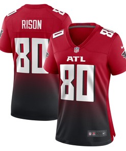 Andre Rison Atlanta Falcons Womens Retired Player Jersey Red Nfl - Robokeg