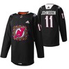 Andreas Johnsson 11 New Jersey Devils 2022 Hispanic Heritage Night Black Jersey Jersey - Robokeg
