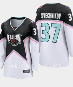 Andrei Svechnikov 37 Carolina Hurricanes 2023 All-Star Game Jersey Black Equipment - Robokeg