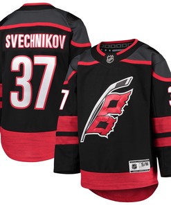 Andrei Svechnikov Carolina Hurricanes Alternate Premier Player Jersey - Black Nhl - Robokeg