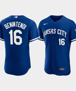 Andrew Benintendi 16 Kansas City Royals Men's 2022-23 Alternate Jersey - Royal Jersey - Robokeg